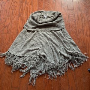 Sweater poncho
